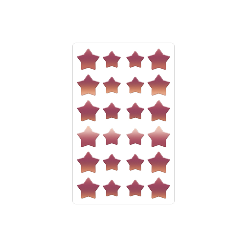 24-teiliger starker Adsorptionsstrom-Laser-Sternform Akne-Patch