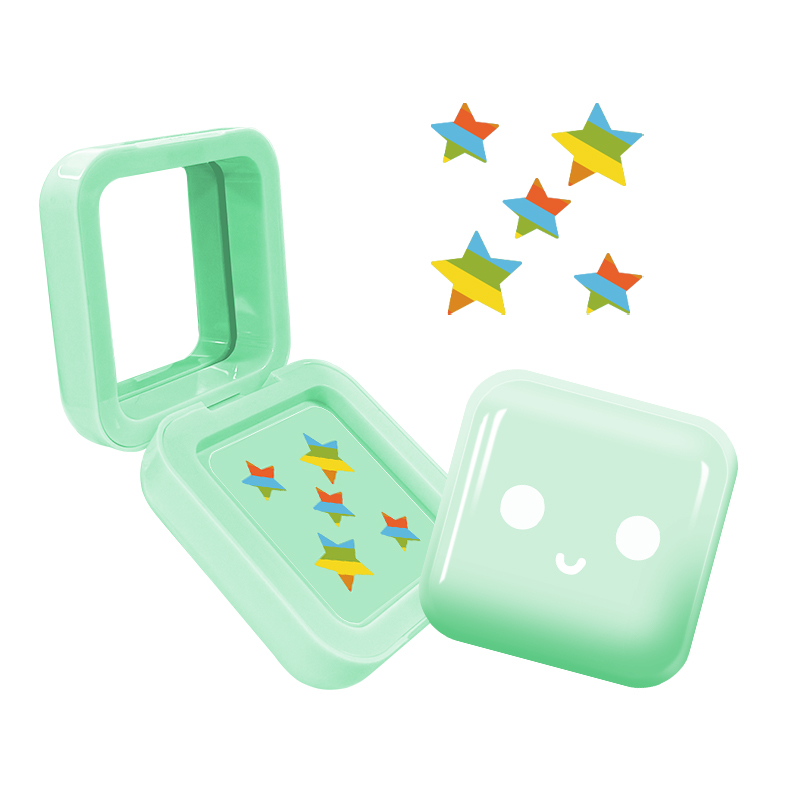 Tragbarer schöner mehrfarbiger und Multi-Shape-Spiegelbox Akne Patch