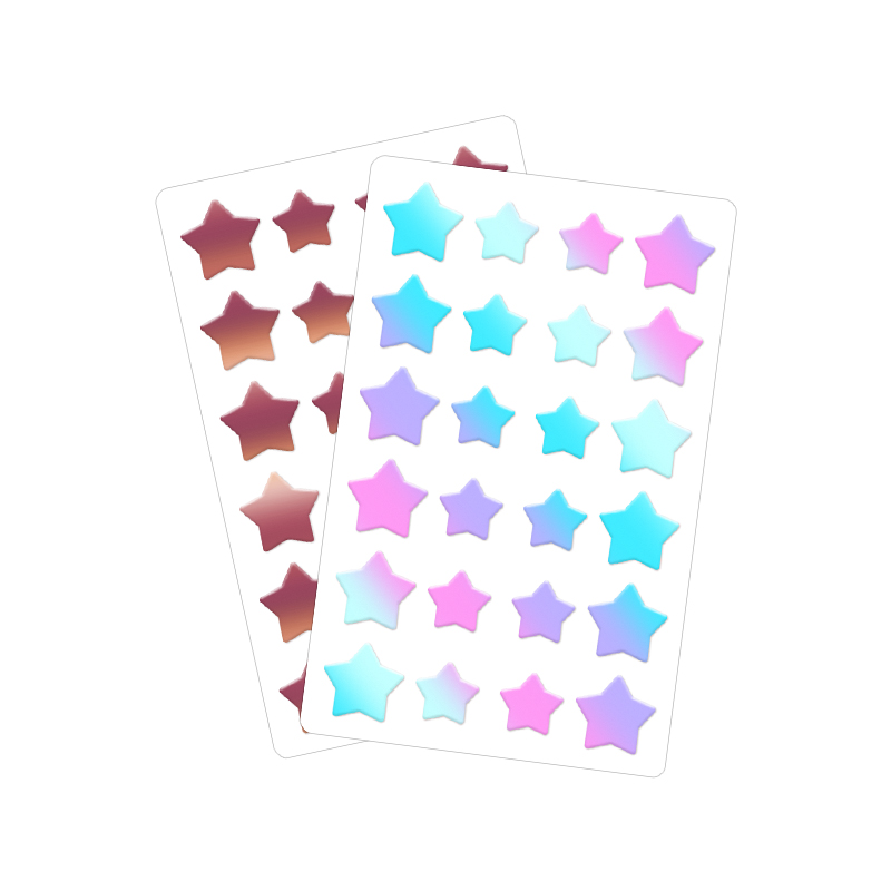 24-teiliger starker Adsorptionsstrom-Laser-Sternform Akne-Patch