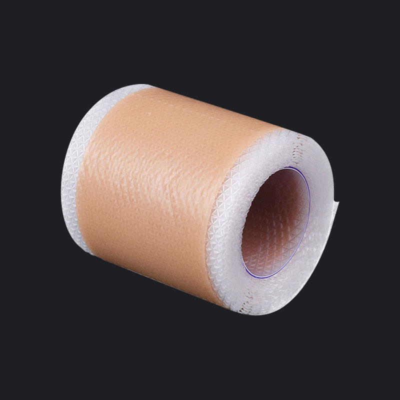 Wasserdichte atmungsaktive medizinische Hautfarbe Silikongel Roll Narbenaufkleber