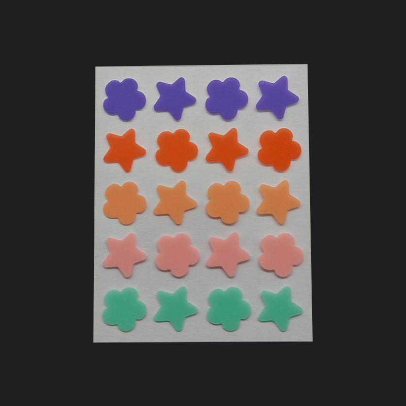 Boxed 20-Grain Medical Grade hochsaugen milde farbenfrohe Blumen- und Sternakneflecken