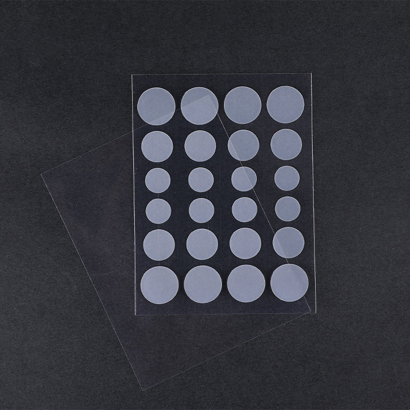24 Stück symmetrisches UV-empfindliches Akne-Pflaster (24 Stück Größe: Dieses Set enthält 24*Pflaster. 12 mm (8 Stück) und 10 mm (8 Stück), 8 mm (8 Stück)）