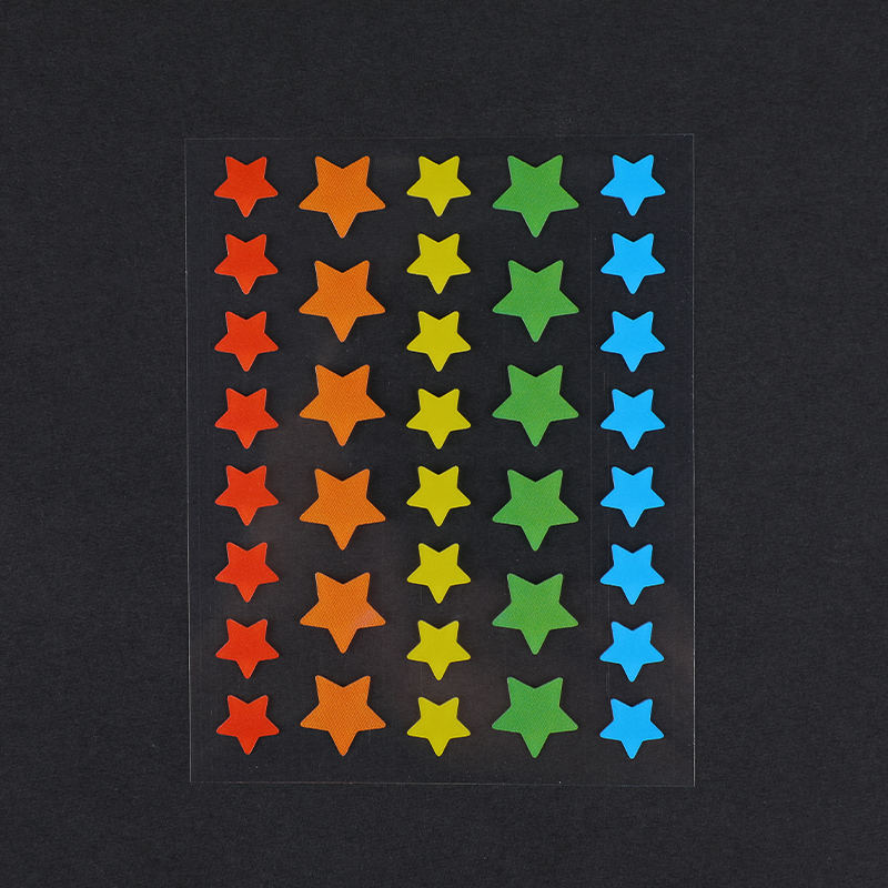 36 Stück Rainbow Star Akne-Pflaster (36 Stück Größe: Dieses Set enthält 36*Pflaster. 12 mm (12 Stück) und 10 mm (24 Stück)）