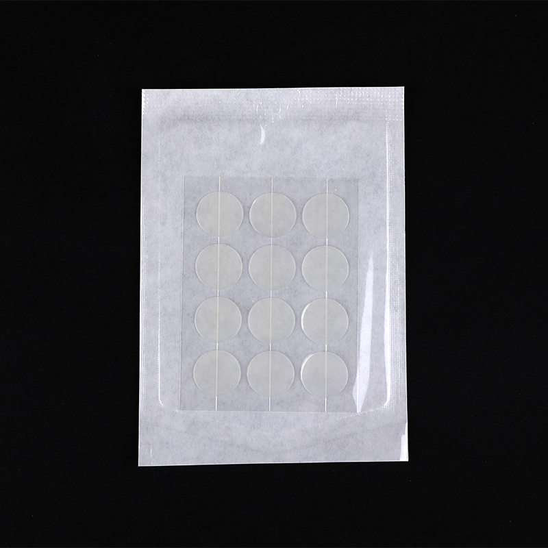 12-teiliges Akne-Pflaster/Hydrokolloid-Verband mit normaler gerader Klinge (12-teilige Größe: Dieses Set enthält 12*Pflaster. 12 mm (12 Stück)）